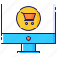 business, cart, computer, online, shop, shopping, store 