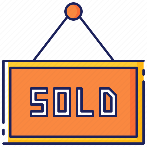 Business, out, shop, sign, sold, store, tag icon - Download on Iconfinder