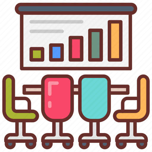 Conference, hall, auditorium, theater, meeting, room, chairs icon - Download on Iconfinder