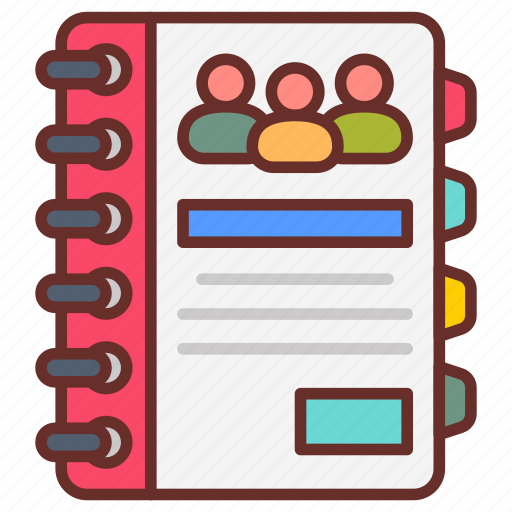 Contacts, book, diary, contact, numbers, guide icon - Download on Iconfinder