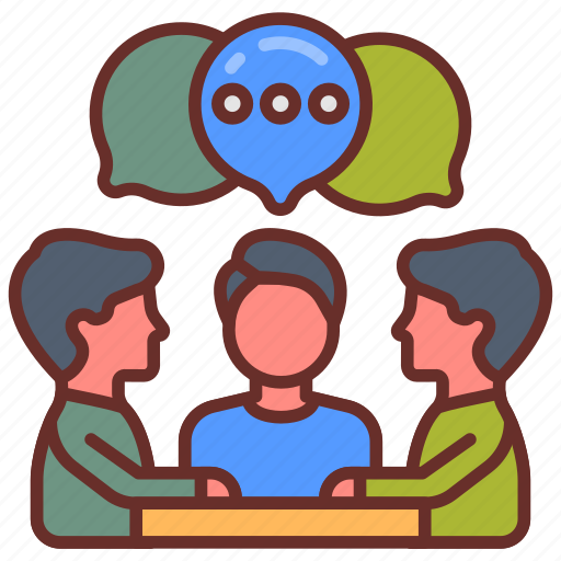 Dialog, chat, chitchat, discussion, debate, negotiation icon - Download on Iconfinder