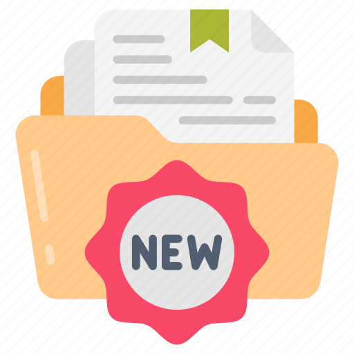 New, project, plan, job, folder, biodata, papers icon - Download on Iconfinder