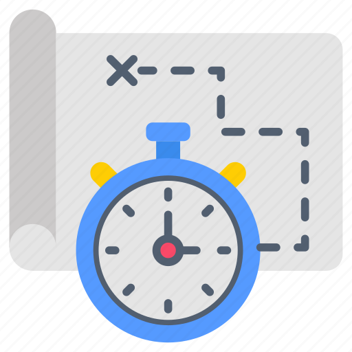 Project, duration, clock, deadline, fixed, hours, time icon - Download on Iconfinder
