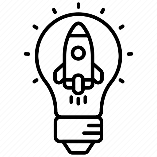 Idea, concept, bulb, rocket, innovation, opinion, plan icon - Download on Iconfinder
