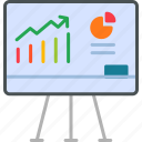presentation, arrow, profits, report, chart, growth, finance, financial, icon