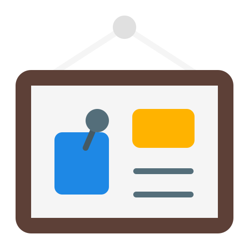 Whiteboard, blackboard, chalkboard, classroom, school, material, class icon - Download on Iconfinder