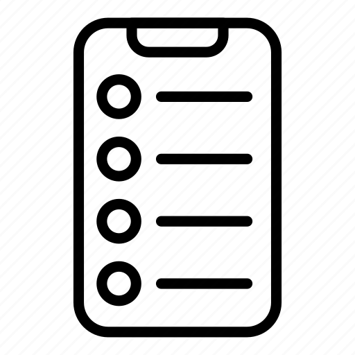Smartphone, task, schedule icon - Download on Iconfinder