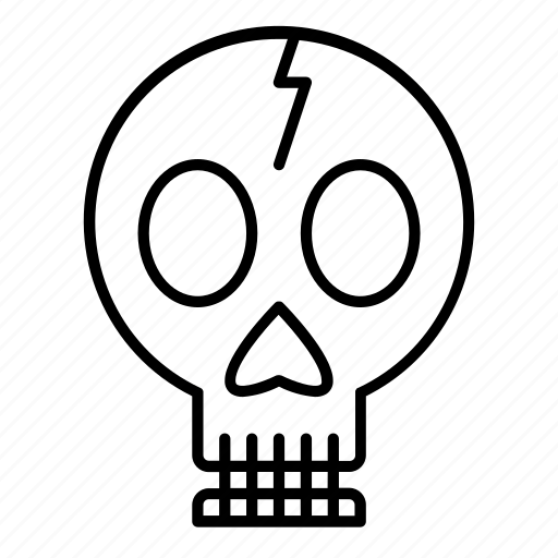 Bone, death, ghost, horror, scary, skeleton, skull icon - Download on Iconfinder