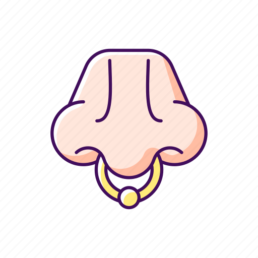 Piercing, nose, ring, earring icon - Download on Iconfinder
