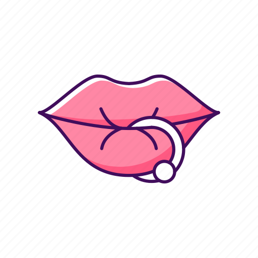 Piercing, lip, mouth, beauty icon - Download on Iconfinder