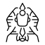 sphnix tattoo, egyptian, ancient, mythology, symbol 