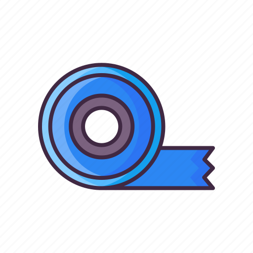 Barrier, blue, film icon - Download on Iconfinder