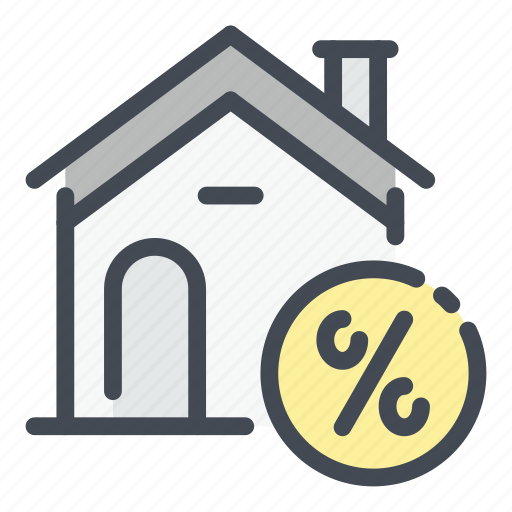 Fee, loan, mortgage, house, building, home icon - Download on Iconfinder