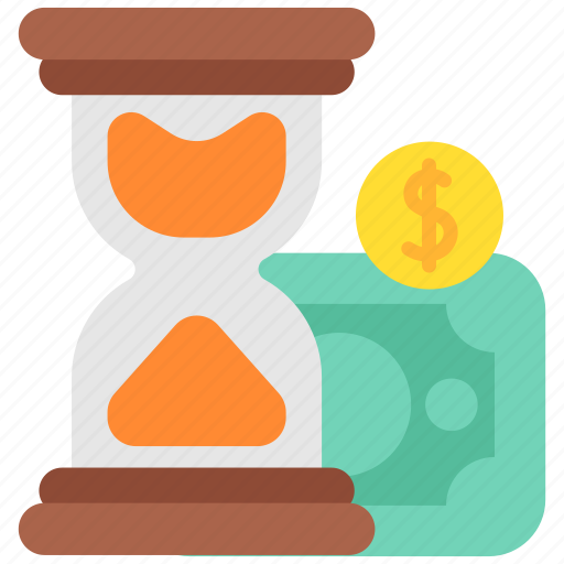 Cash, coin, duti, finance, hourglass, money, taxes icon - Download on Iconfinder