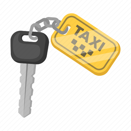 Car, equipment, ignition key, key chain, taxi, vehicle icon - Download on Iconfinder