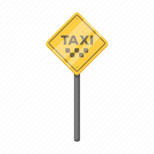 Cab, car, parking, taxi, traffic sign, transport, travel icon - Download on Iconfinder