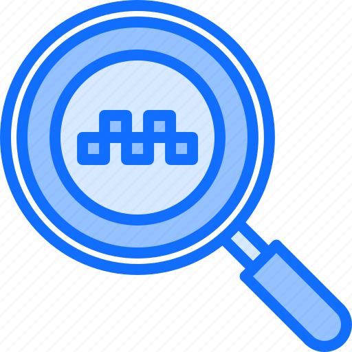 Search, magnifier, taxi, driver icon - Download on Iconfinder