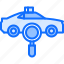 search, magnifier, car, transport, taxi, driver 