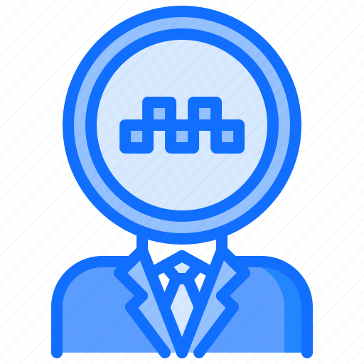 Head, man, taxi, driver icon - Download on Iconfinder