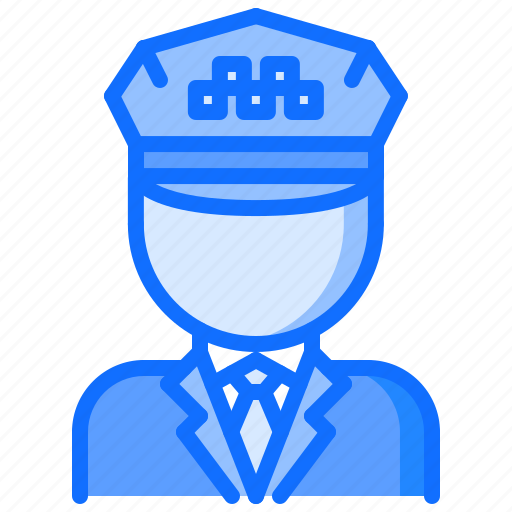 Uniform, cap, man, taxi, driver icon - Download on Iconfinder