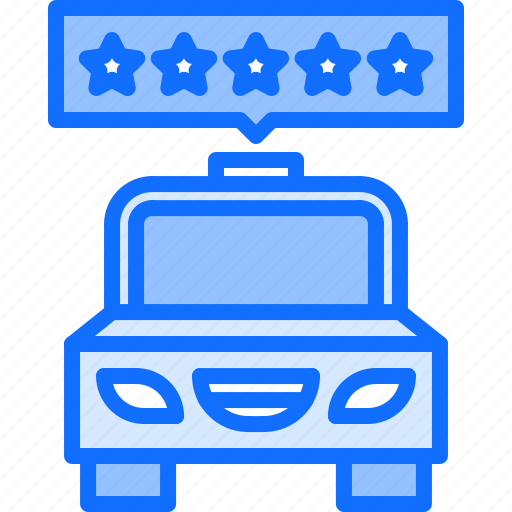 Rating, star, car, transport, taxi, driver icon - Download on Iconfinder