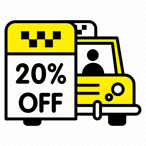 Car, discount, off, taxi, transport icon - Download on Iconfinder