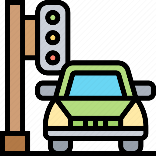 Traffic, light, intersection, stop, signal icon - Download on Iconfinder