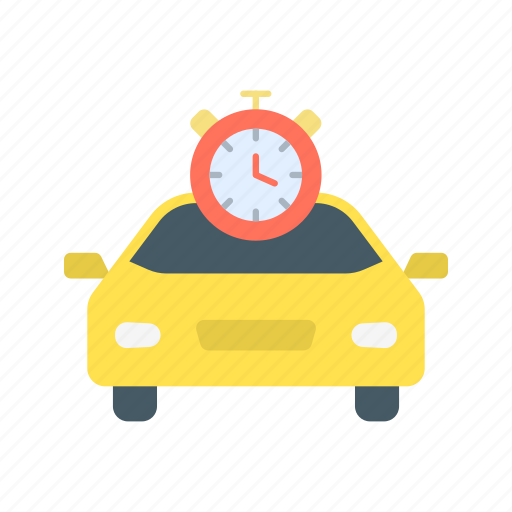Busy taxi, traffic, rush hour, peak hours, no rider icon - Download on Iconfinder