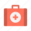first aid kit, box, aid box, medical kit, medikit 