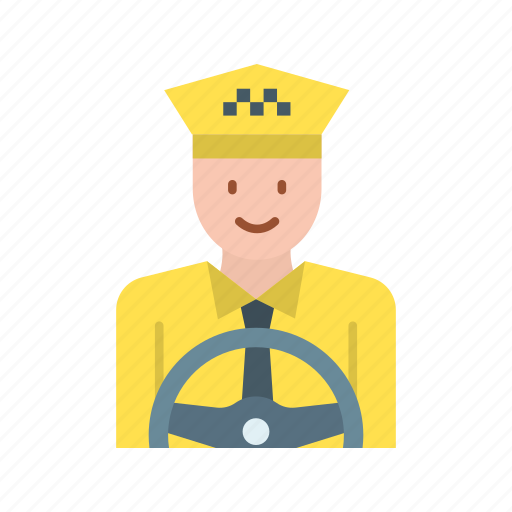 Taxi driver, car, person, rider, transport icon - Download on Iconfinder