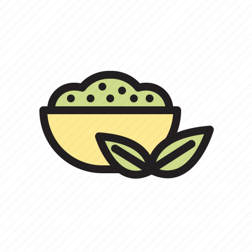 Matcha, powder, green, tea, leaves icon - Download on Iconfinder