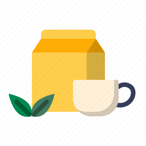 Milk, tea, drink, leaves icon - Download on Iconfinder
