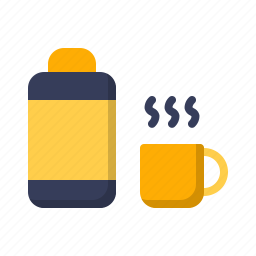 Thermos, hot, warm, coffee, tea, drink icon - Download on Iconfinder