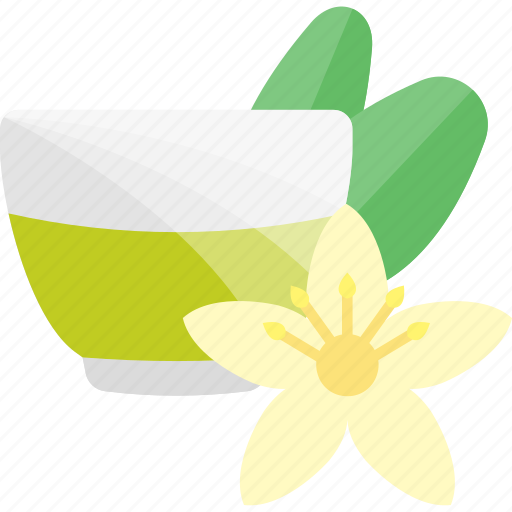 Drink, flower, glass, sheet, tea icon - Download on Iconfinder