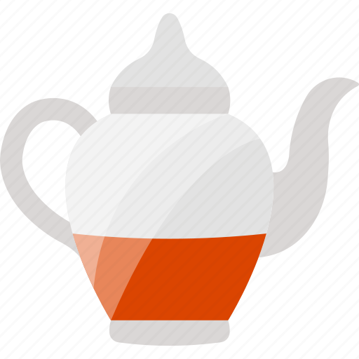 Drink, kettle, red, tea icon - Download on Iconfinder