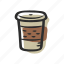 beverage, cappuccino, coffee, coffee cup, plastic cup 
