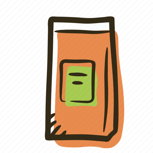 Bag, coffee, coffee bag, pack, shop, tea, tea bag icon - Download on Iconfinder