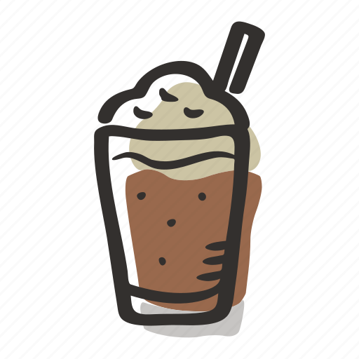 Mocha, coffee, frappuccino, beverage, hot drink, latte icon - Download on Iconfinder