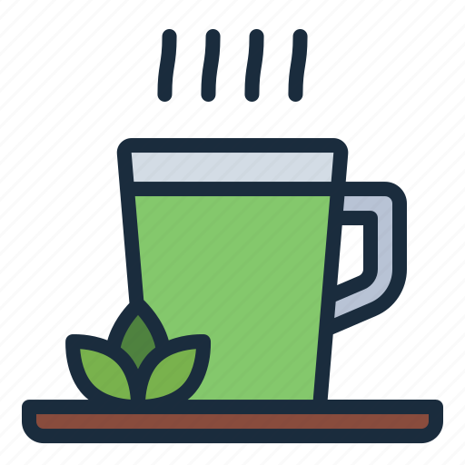 Tea, glass, matcha, cup, drink, beverage, green tea icon - Download on Iconfinder