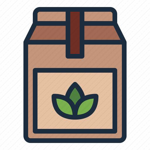 Tea, pack, drink, beverage, paper bag icon - Download on Iconfinder