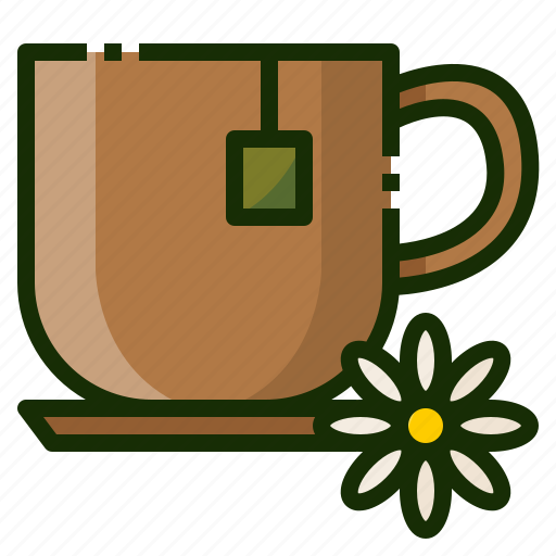 Camomile, tea, drink, flower, herbal, petal icon - Download on Iconfinder