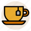 beverage, cup, drink, hot drink, mug, tea, tea bag 