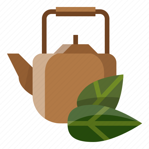 Tea, pot, hot, drink, beverage, leaves, oganic icon - Download on Iconfinder