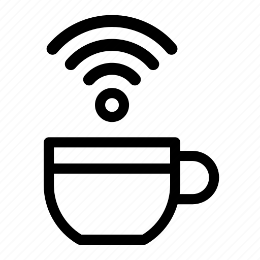 Beverage, cup, drink, mug, social, tea, wifi icon - Download on Iconfinder