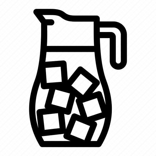 Beverage, cold, drink, ice tea, jug, tea icon - Download on Iconfinder