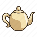 tea, teapot, drink, cup, mug, hot, teakettle, kettle, glass