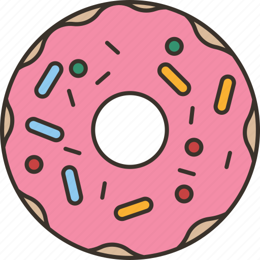 Donut, dessert, sweet, sugary, snack icon - Download on Iconfinder