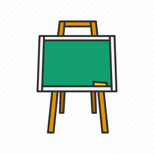 Board, chalk, chalkboard, classroom, green board, lecture icon - Download on Iconfinder