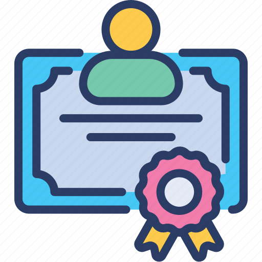 Achievement, award, certificate, degree, diploma, employee, trained icon - Download on Iconfinder