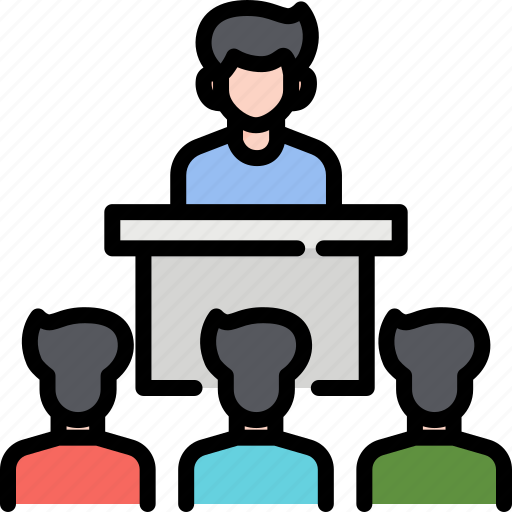 Business, businessman, communication, conference, meeting, teamwork, work icon - Download on Iconfinder